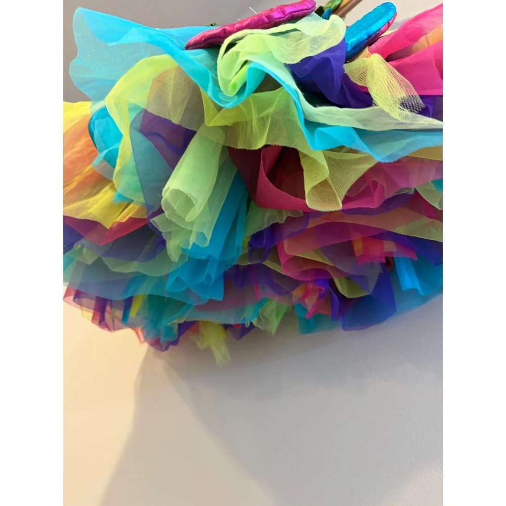 Girls Chasing Fireflies Candy Land Lollipop Tutu Halloween Costume Dress Sz 7/8